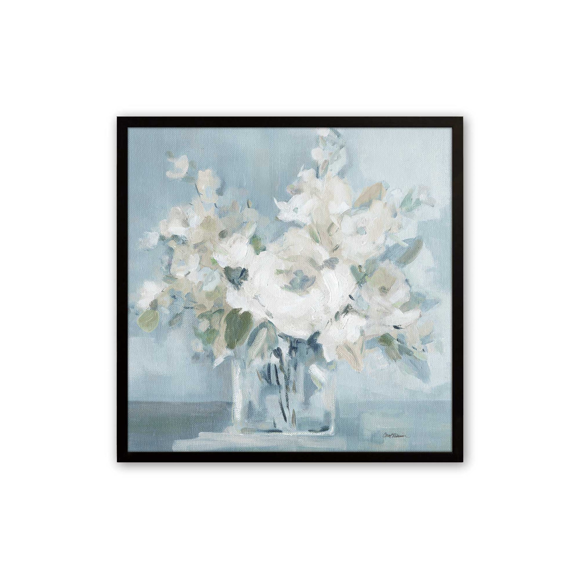 [Color:Satin Black], Picture of art in a Satin Black frame