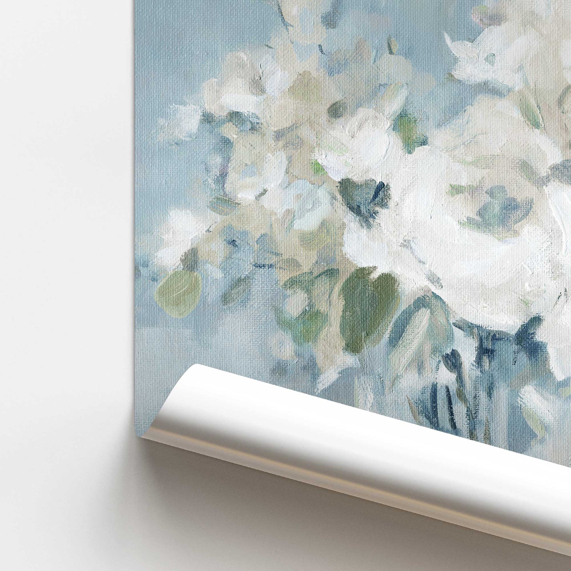 [color:Rolled Print], Picture of close up of art
