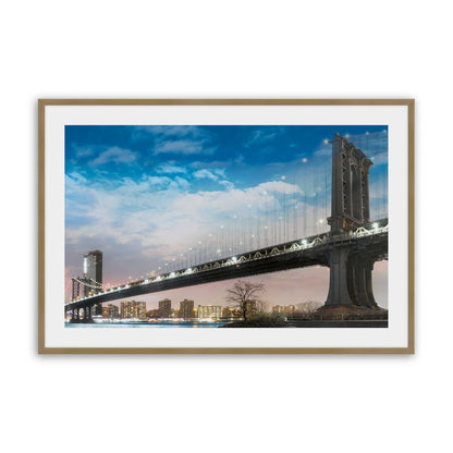 [Color:Brushed Gold], Picture of art in a Brushed Gold frame