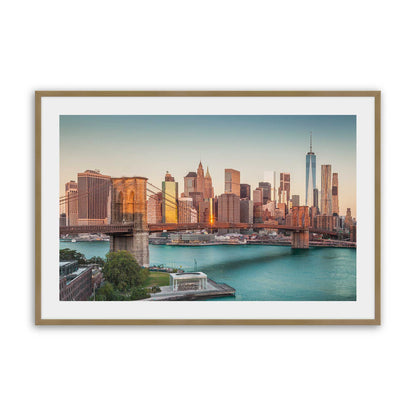 [Color:Brushed Gold], Picture of art in a Brushed Gold frame