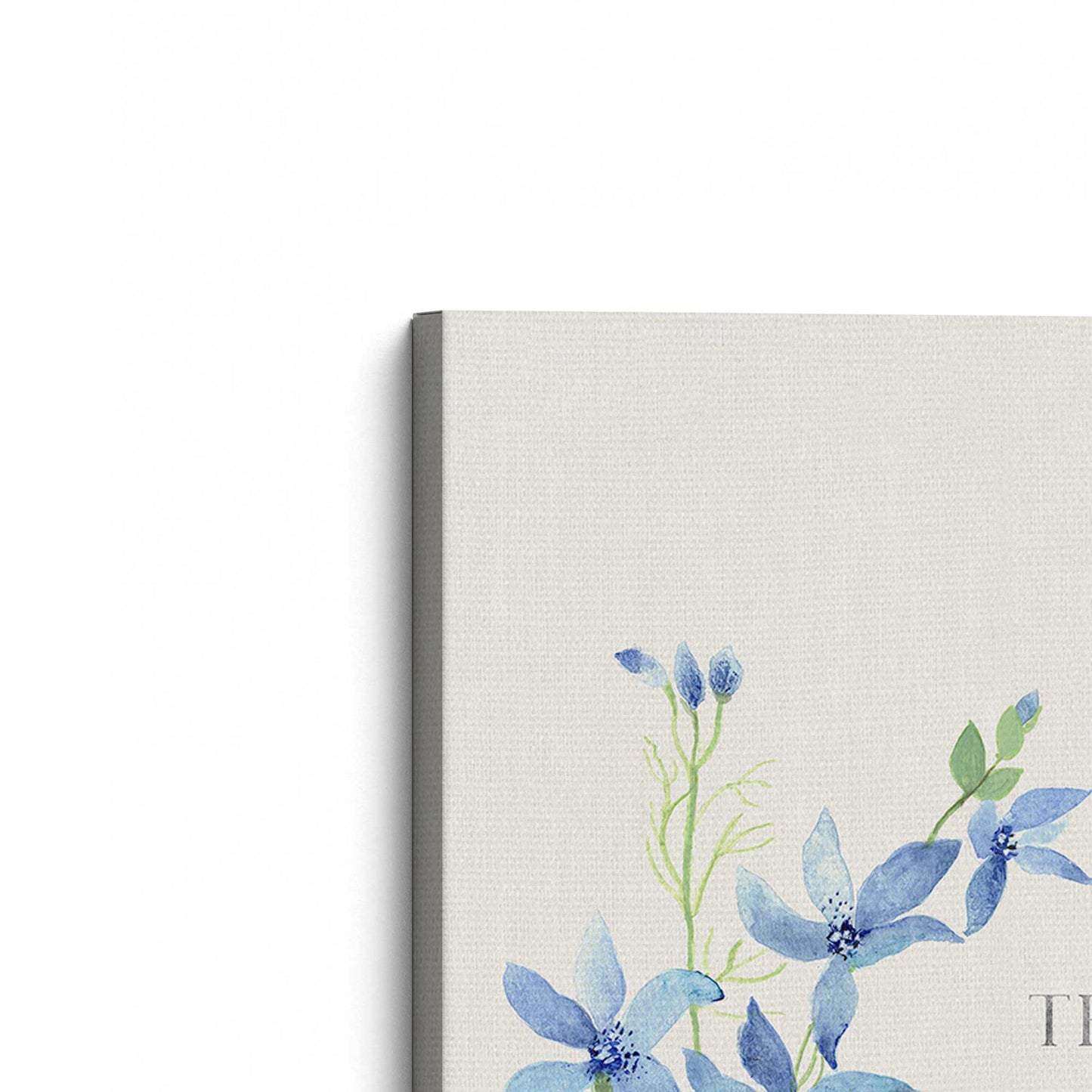 [Color:Stretched Canvas], Picture of the corner of the art