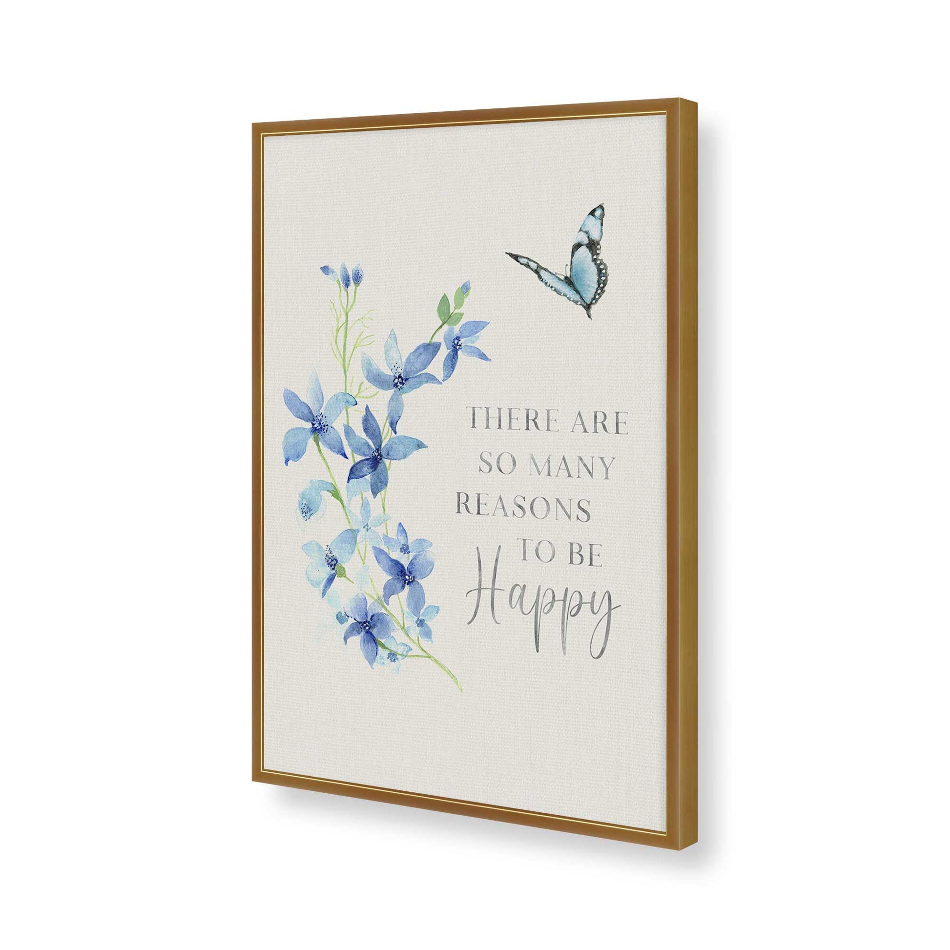 [Color:Polished Gold], Picture of art in a Polished Gold frame of the corner
