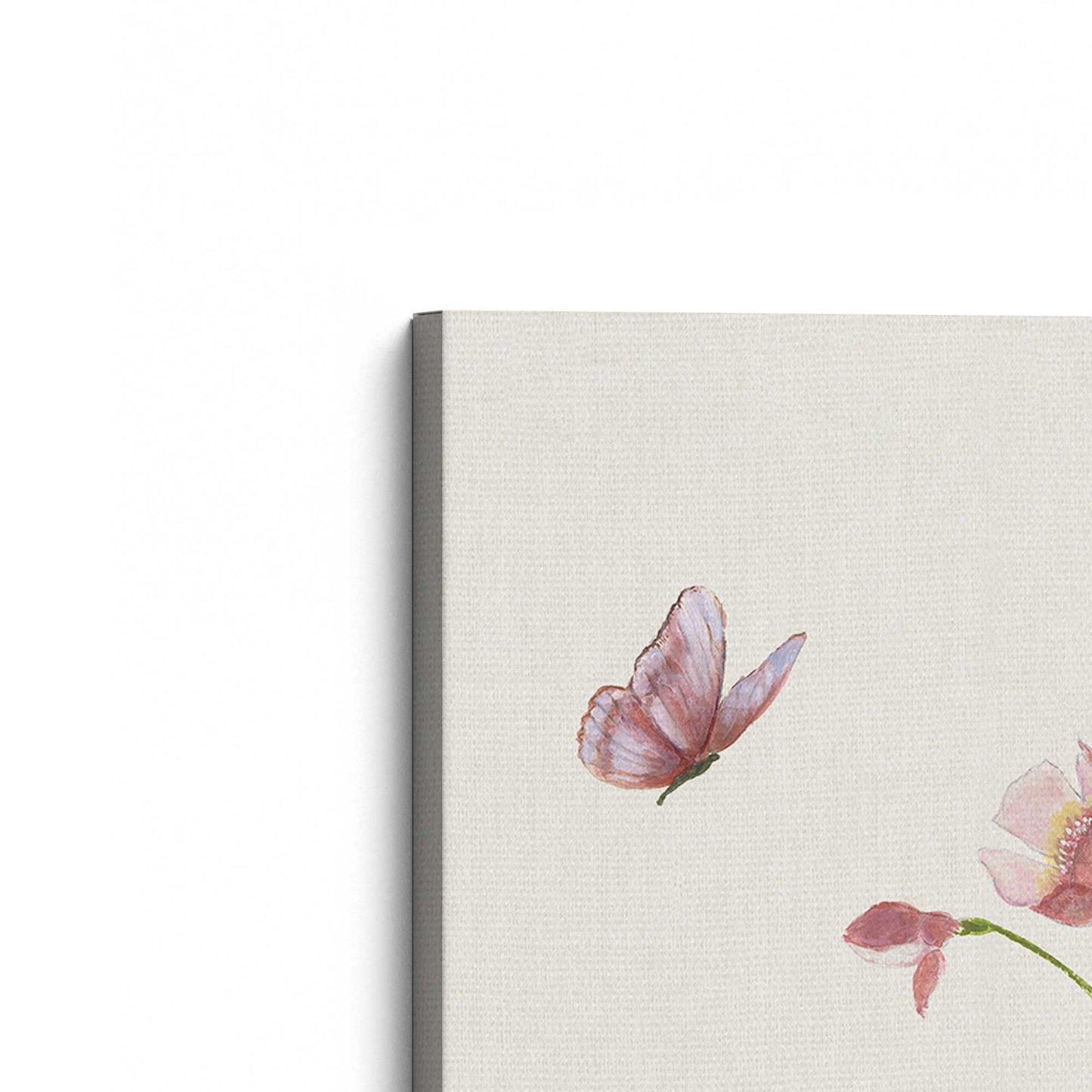 [Color:Stretched Canvas], Picture of the corner of the art