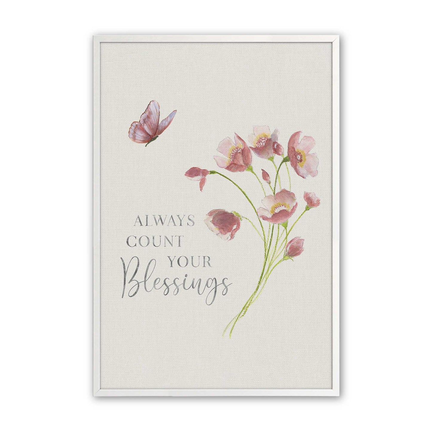 [Color:Opaque White], Picture of art in a Opaque White frame