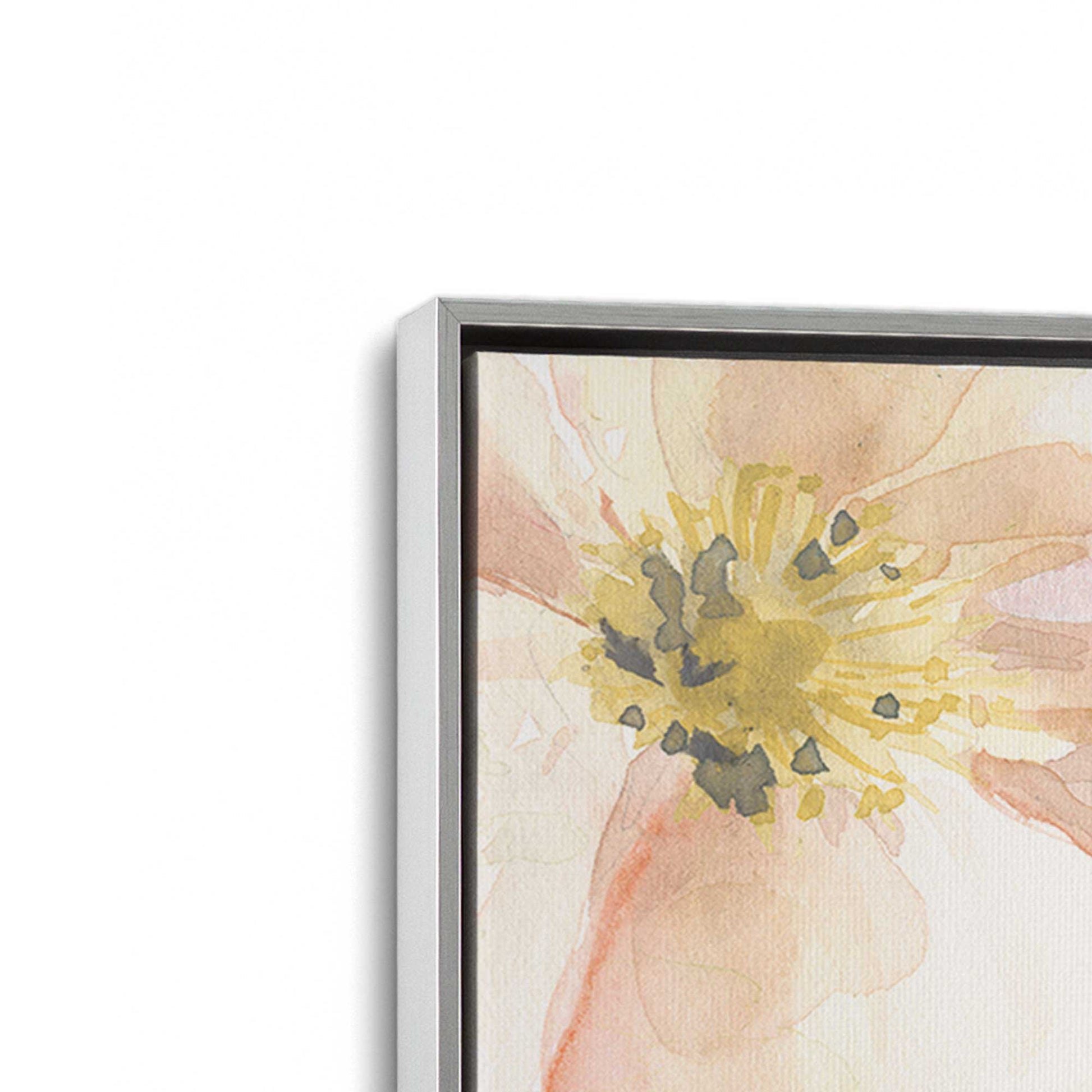 [Color:Polished Chrome], Picture of art in a Polished Chrome frame at an angle