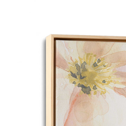 [Color:American Maple], Picture of art in a American Maple frame at an angle