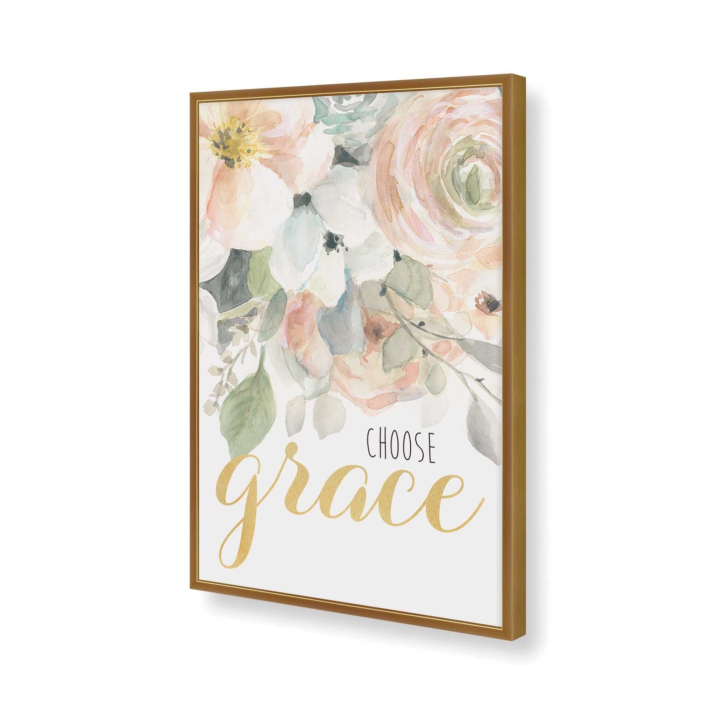 [Color:Polished Gold], Picture of art in a Polished Gold frame of the corner