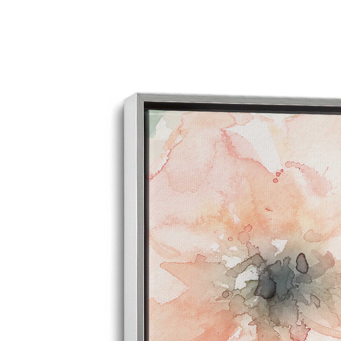 [Color:Polished Chrome], Picture of art in a Polished Chrome frame at an angle