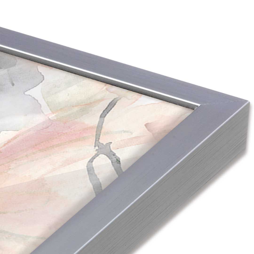 [Color:Polished Chrome], Picture of art in a Polished Chrome frame at an angle