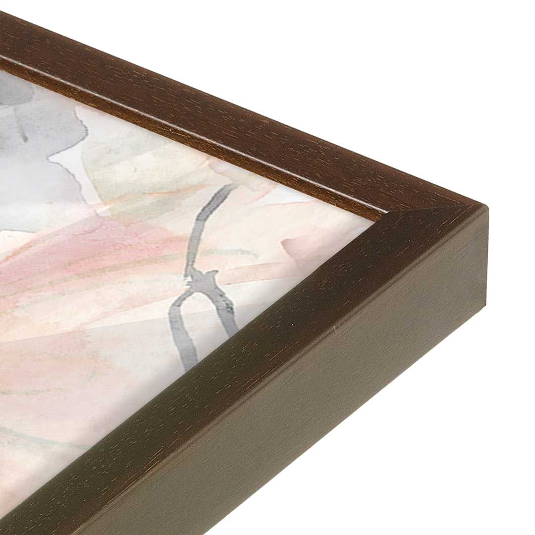 [Color:Belvinder Brown], Picture of art in a Belvinder Brown frame at an angle