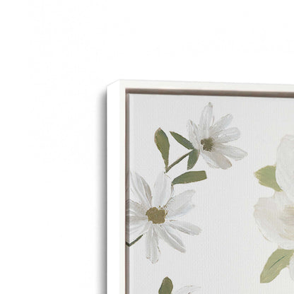 [Color:Opaque White], Picture of art in a White frame at an angle