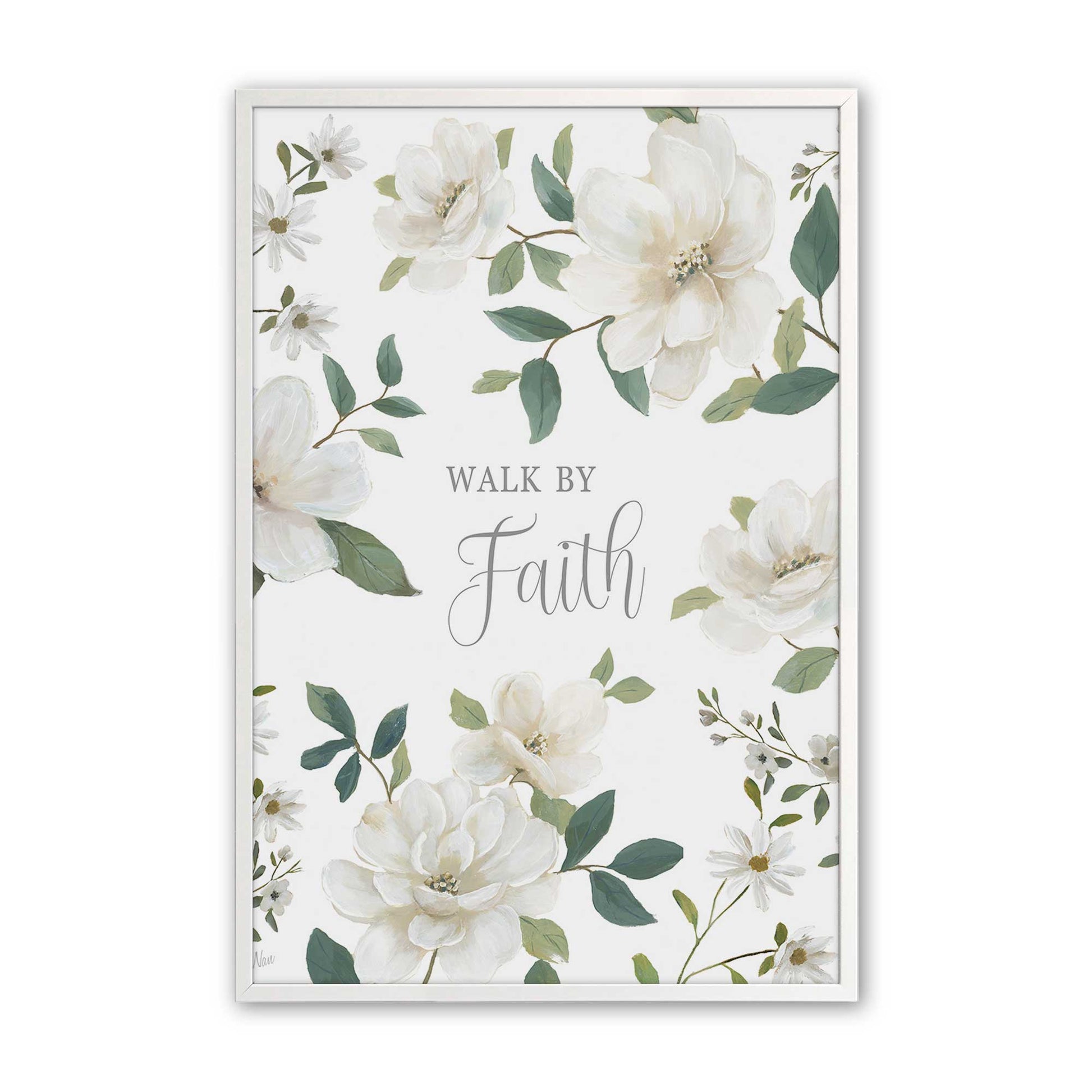 [Color:Opaque White], Picture of art in a Opaque White frame