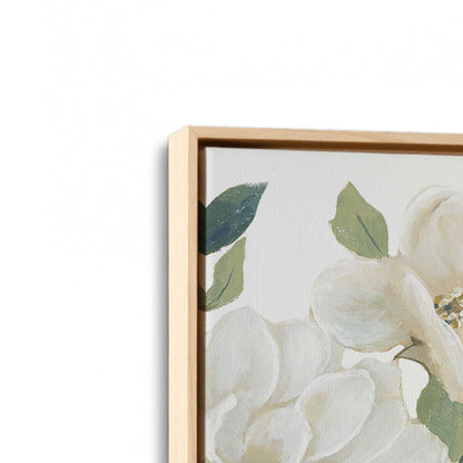 [Color:American Maple], Picture of art in a American Maple frame at an angle