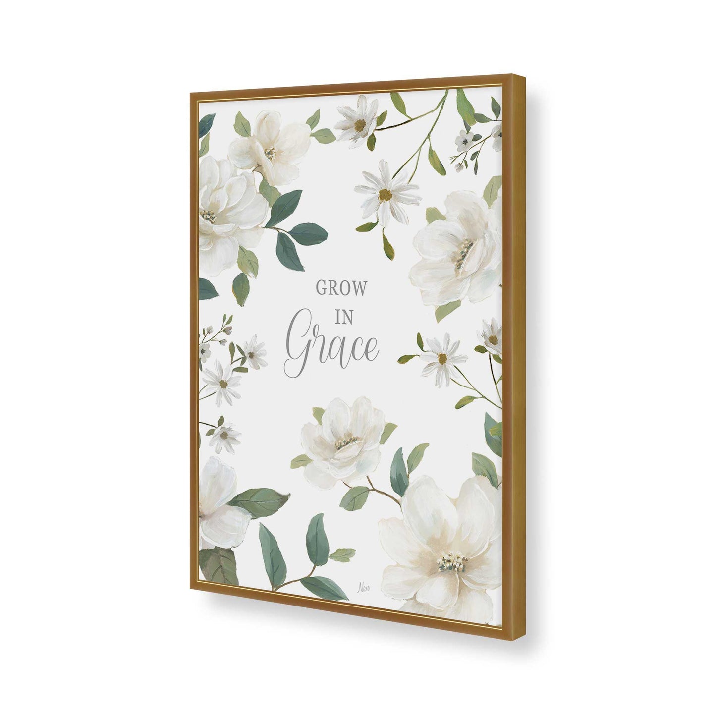 [Color:Polished Gold], Picture of art in a Polished Gold frame of the corner