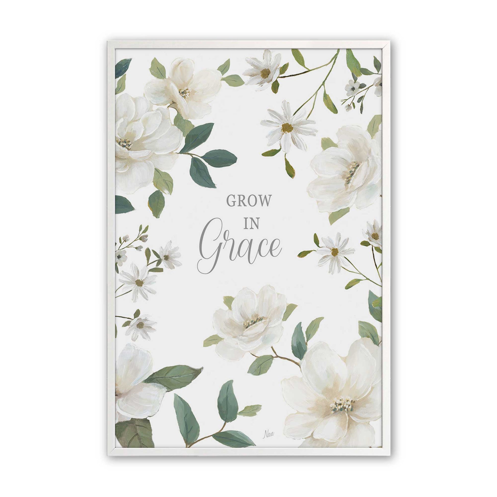 [Color:Opaque White], Picture of art in a Opaque White frame