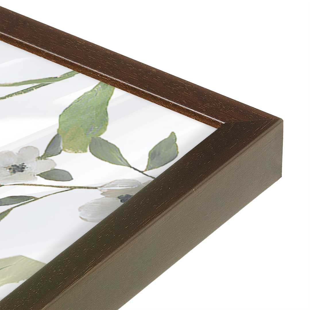 [Color:Belvinder Brown], Picture of art in a Belvinder Brown frame at an angle