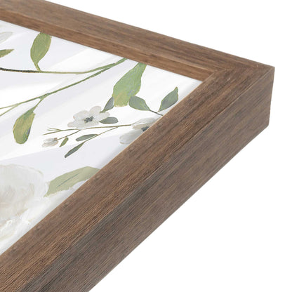 [Color:Walnut], Picture of art in a Walnut frame at an angle