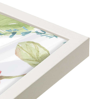 [Color:Opaque White], Picture of art in a Opaque White frame at an angle