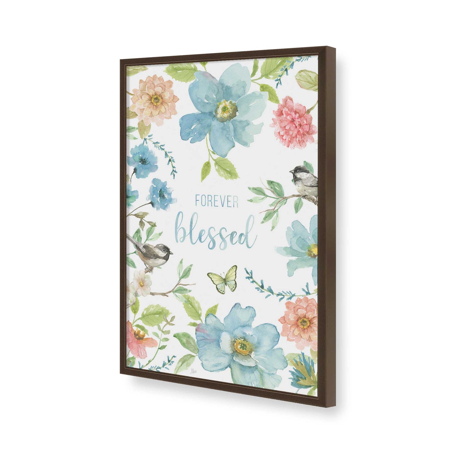 [Color:Belvinder Brown], Picture of art in a Belvinder Brown frame of the corner