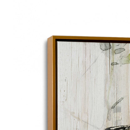 [Color:Polished Gold], Picture of art in a Polished Gold frame at an angle