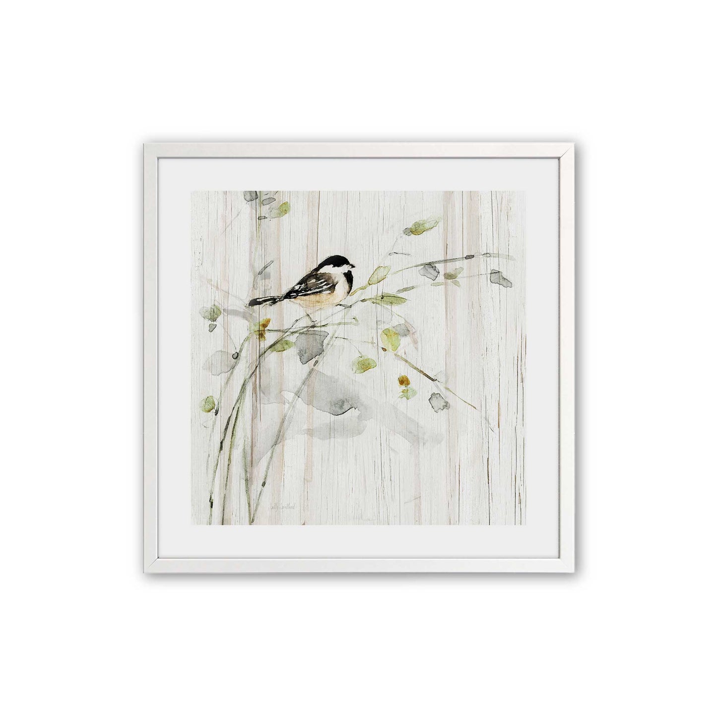 [Color:Opaque White], Picture of art in an Opaque White frame