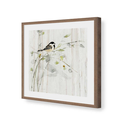 [Color:Walnut], Picture of art in a Walnut frame of the corner