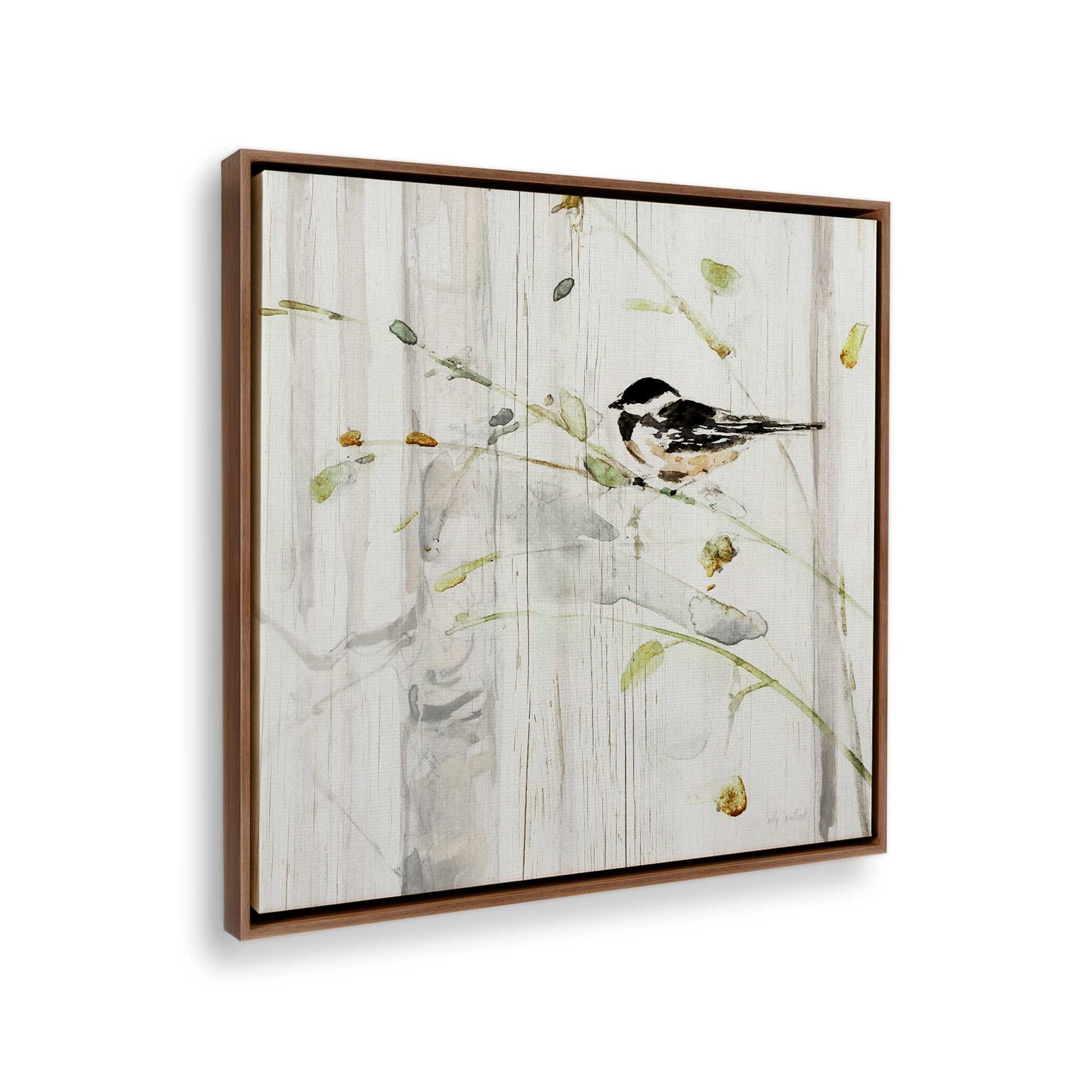 [Color:Walnut], Picture of the corner of the art