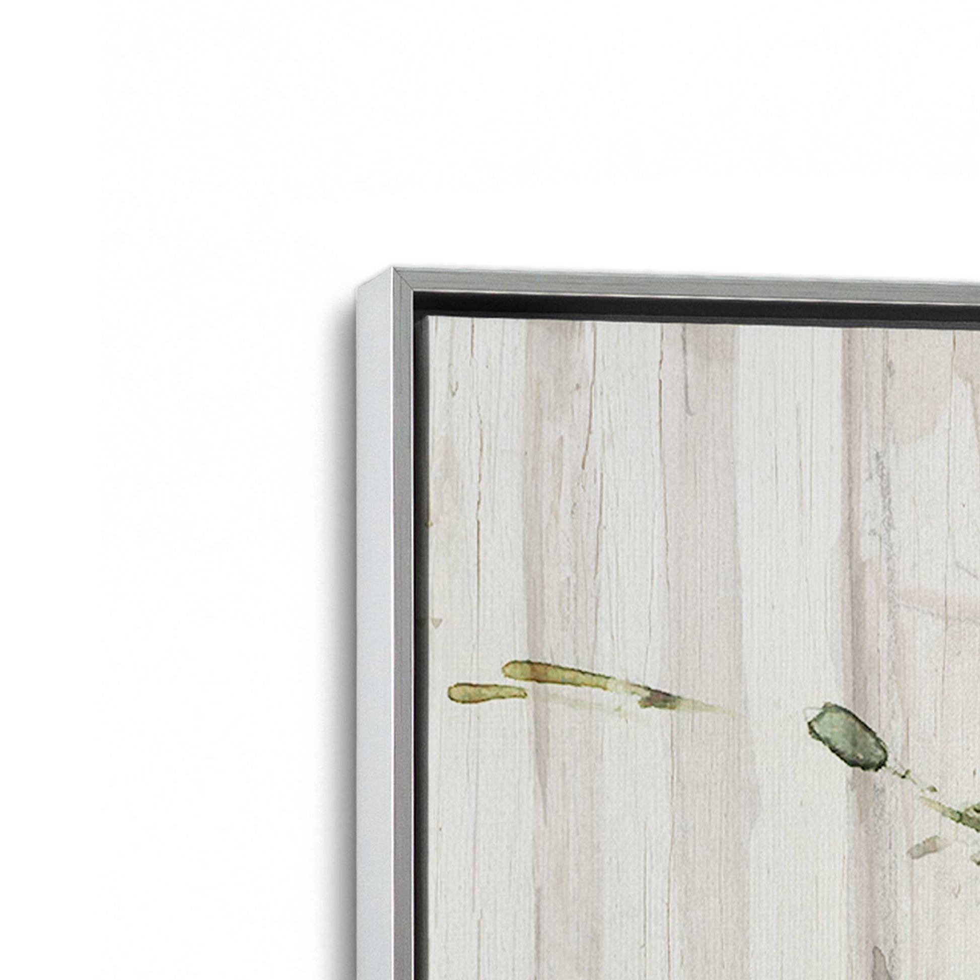 [Color:Polished Chrome], Picture of art in a Polished Chrome frame at an angle
