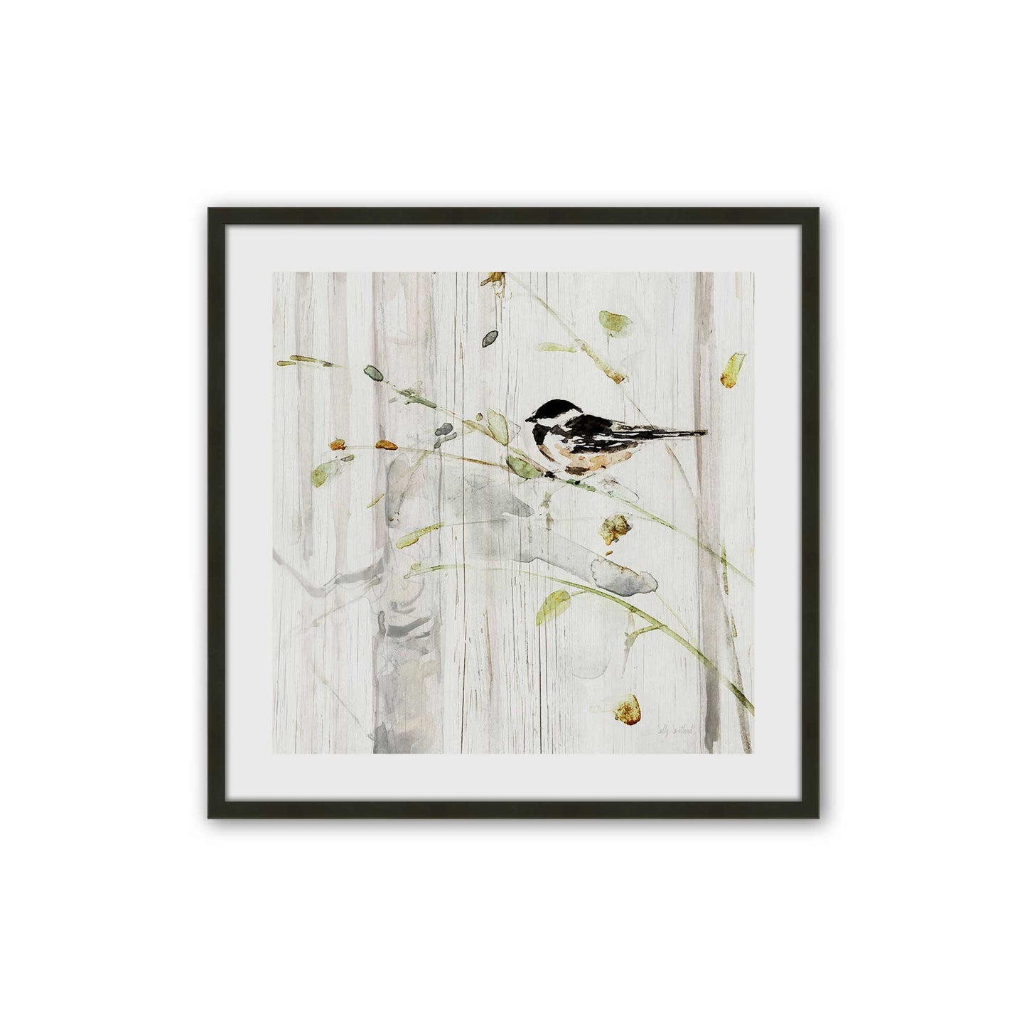 [Color:Satin Black], Picture of art in a Satin Black frame