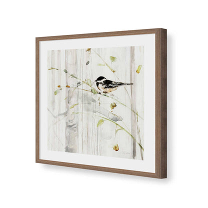 [Color:Walnut], Picture of art in a Walnut frame of the corner