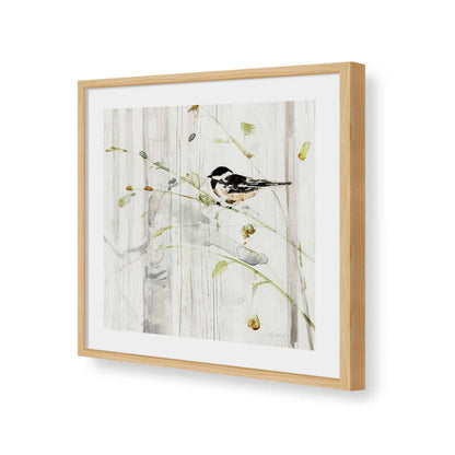 [Color:American Maple], Picture of art in a American Maple frame of the corner