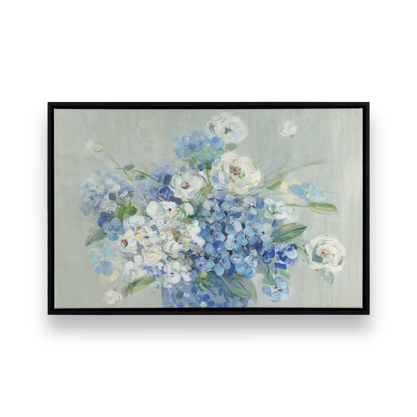 [Color:Satin Black], Picture of art in a Satin Black frame