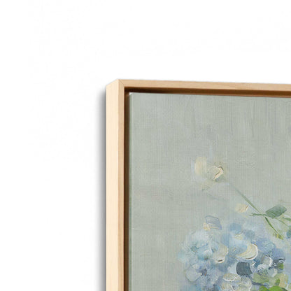 [Color:American Maple], Picture of art in a American Maple frame at an angle