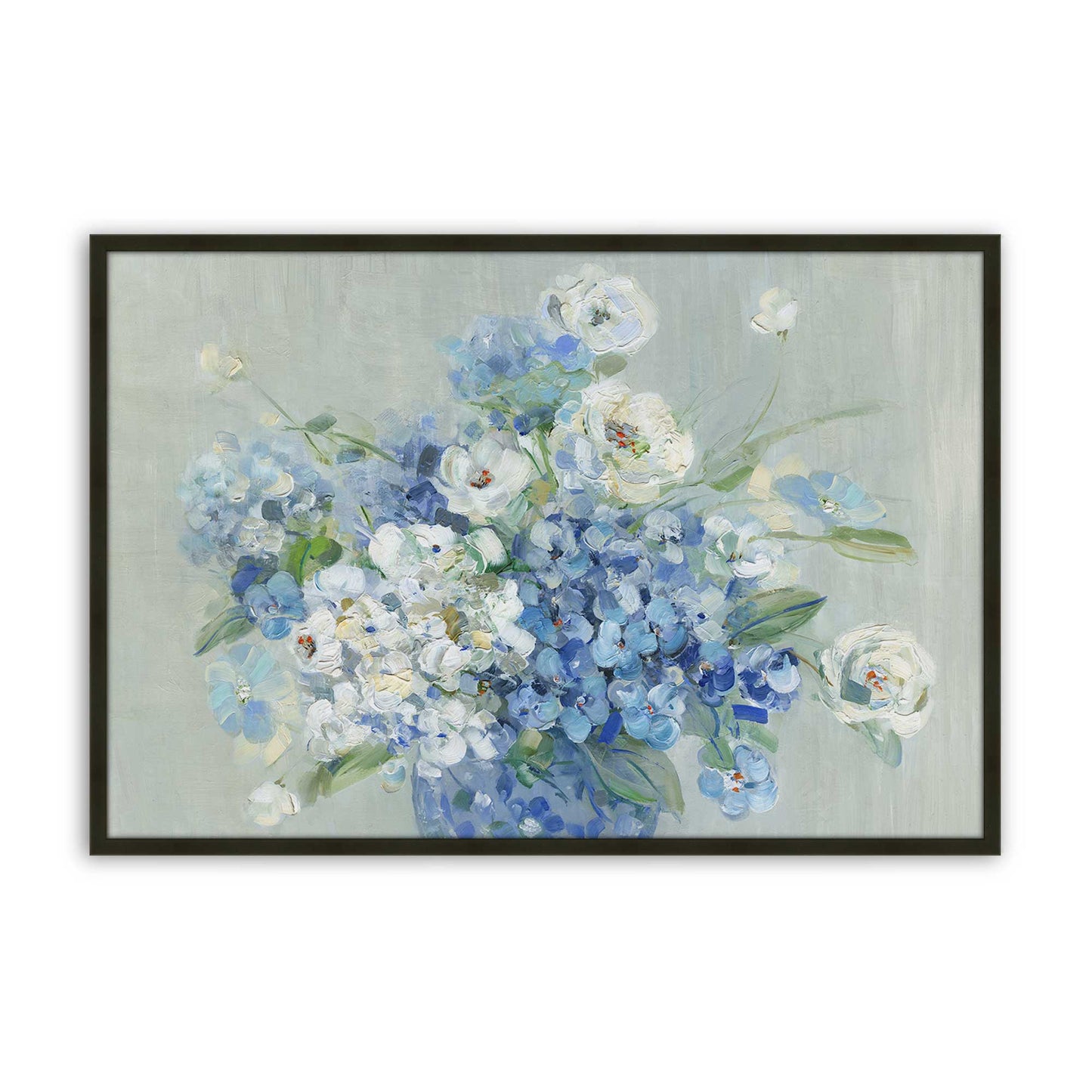 [Color:Satin Black], Picture of art in a Satin Black frame