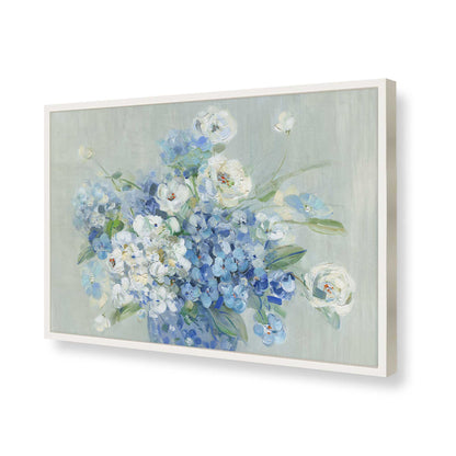 [Color:Opaque White], Picture of art in a Opaque White frame of the corner