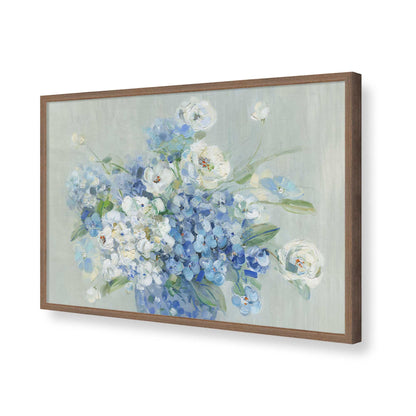 [Color:Walnut], Picture of art in a Walnut frame of the corner