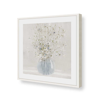 [Color:Opaque White], Picture of art in a Opaque White frame of the corner