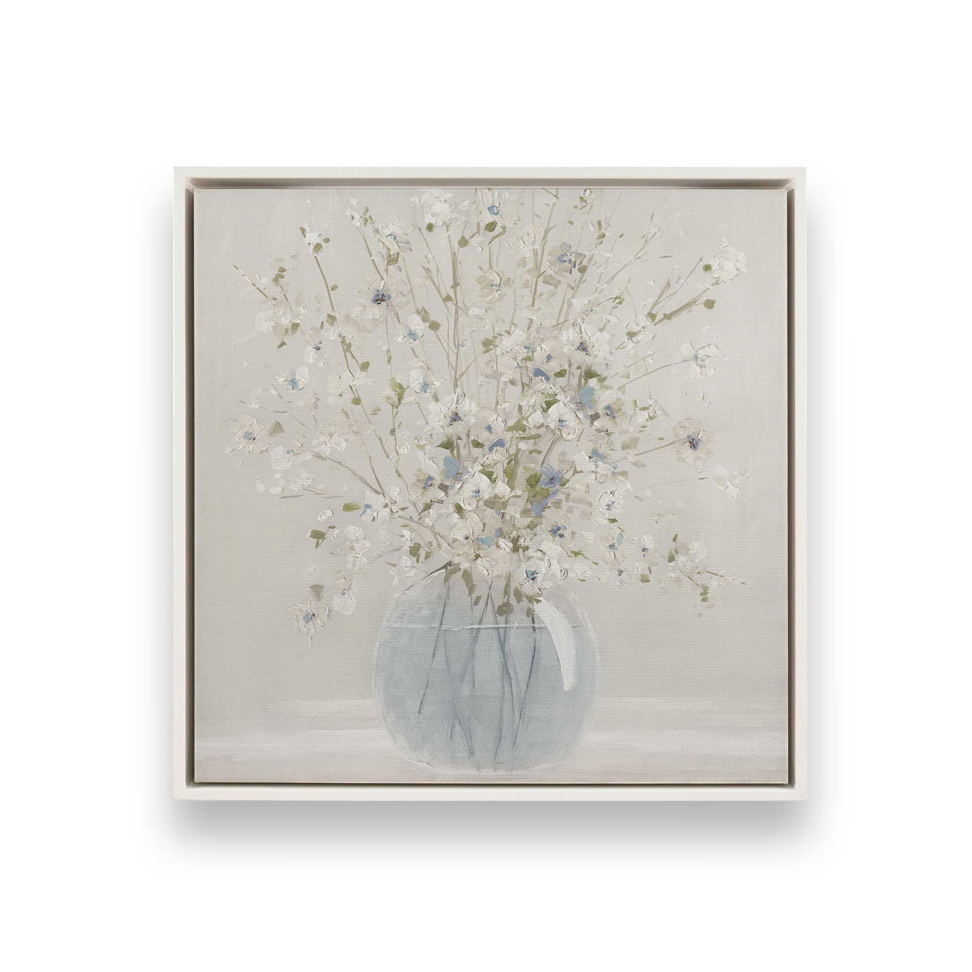 [Color:Opaque White], Picture of art in a White frame