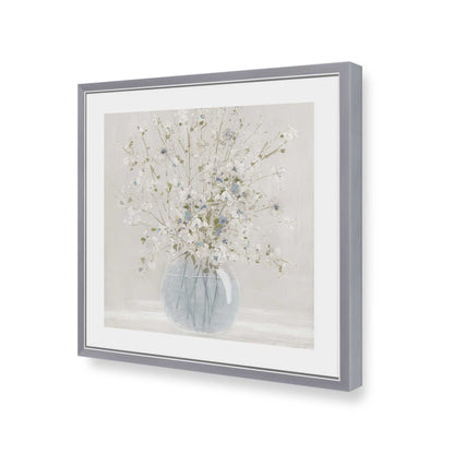 [Color:Polished Chrome], Picture of art in a Polished Chrome frame of the corner