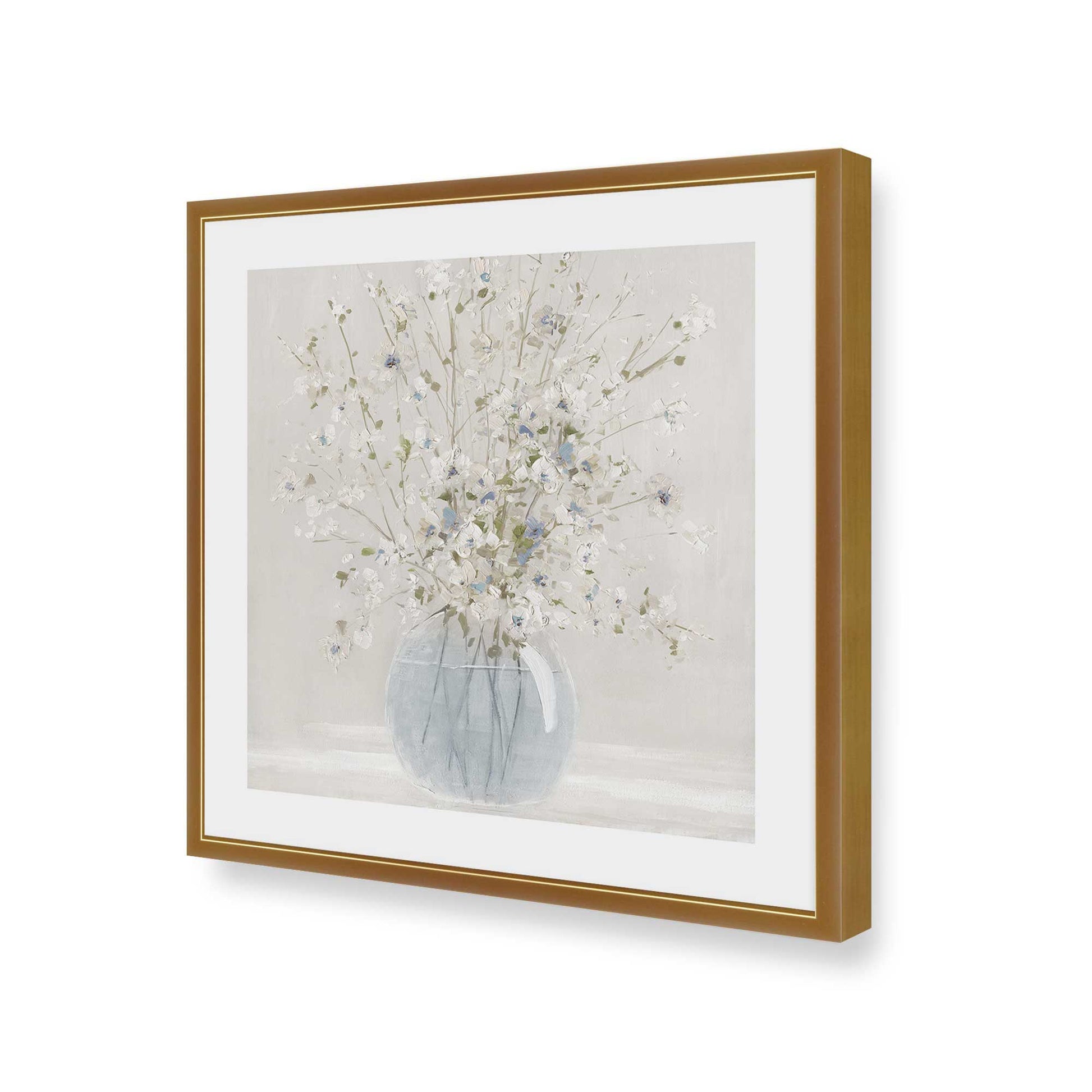 [Color:Polished Gold], Picture of art in a Polished Gold frame of the corner
