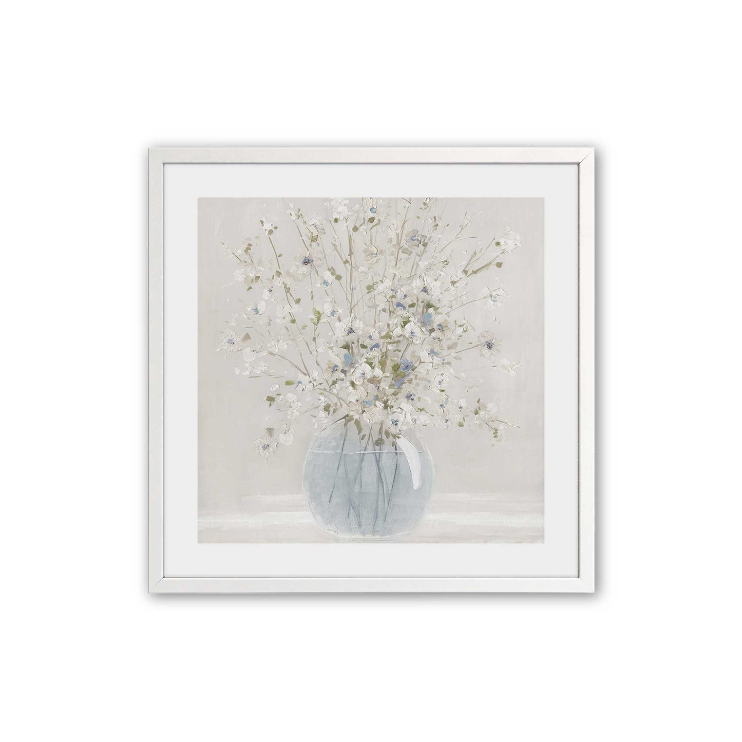 [Color:Opaque White], Picture of art in a Opaque White frame