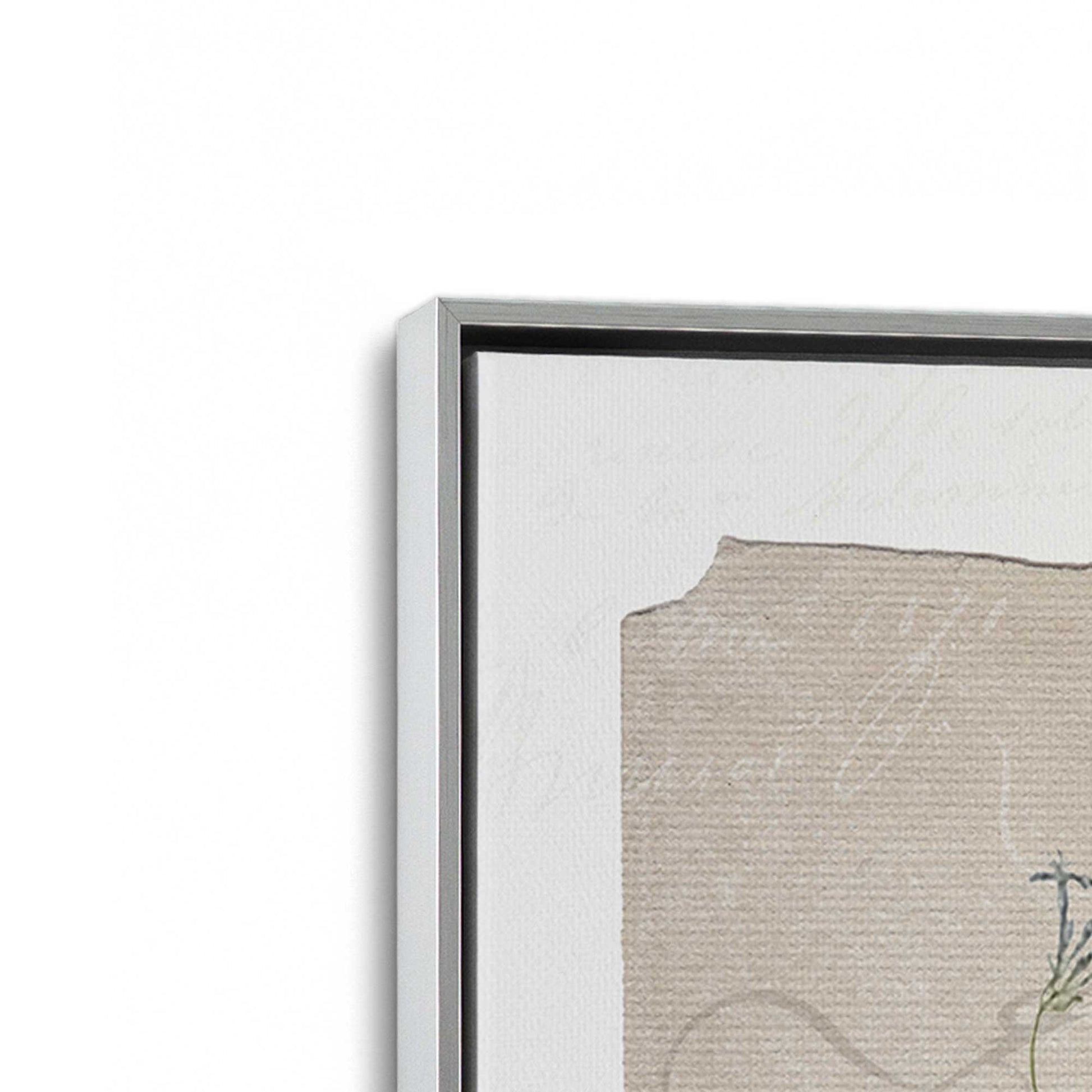 [Color:Polished Chrome], Picture of art in a Polished Chrome frame at an angle