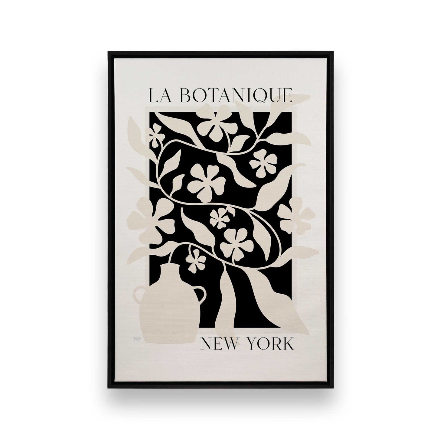 [Color:Satin Black], Picture of art in a Satin Black frame