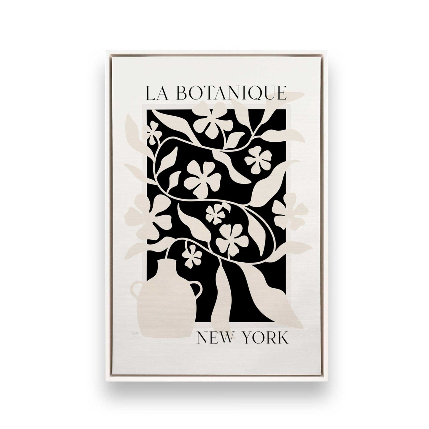 [Color:Opaque White], Picture of art in a White frame