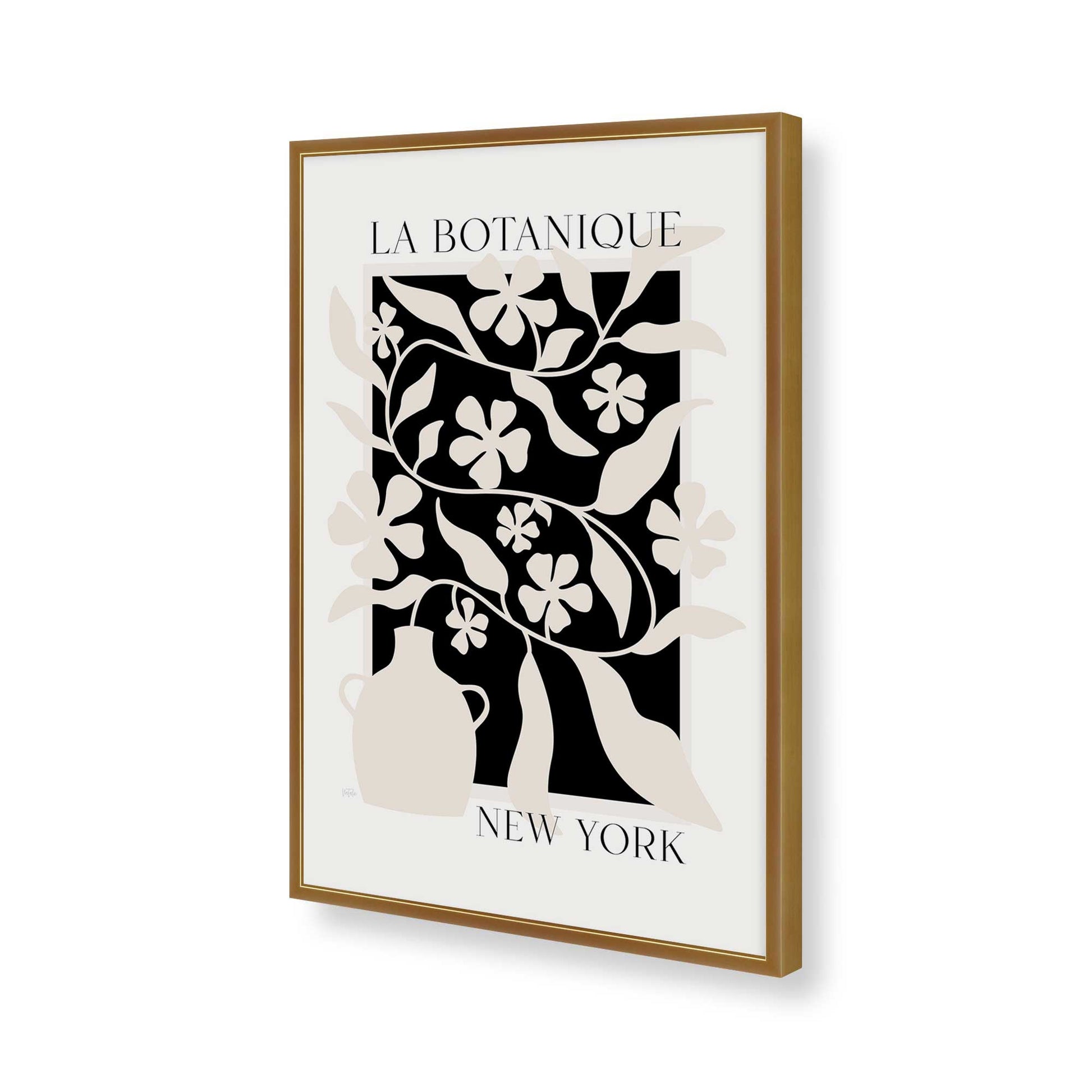 [Color:Polished Gold], Picture of art in a Polished Gold frame of the corner