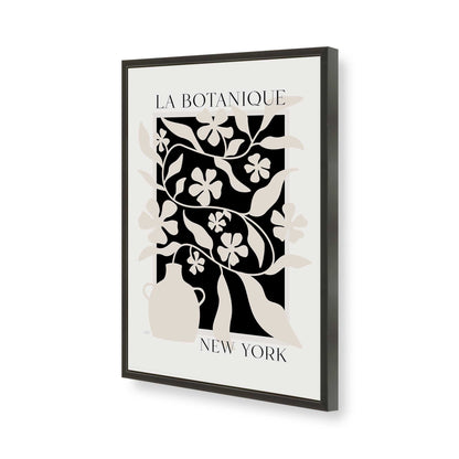 [Color:Satin Black], Picture of art in a Satin Black frame of the corner