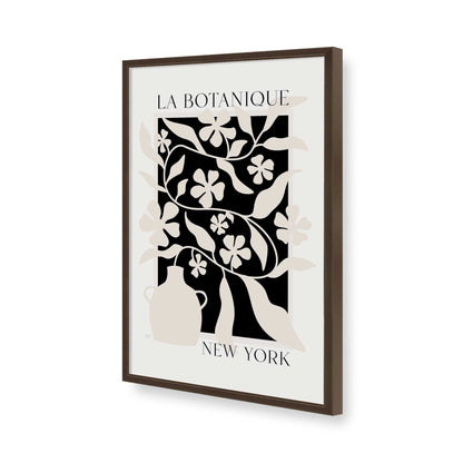 [Color:Brown], Picture of art in a Brown frame of the corner