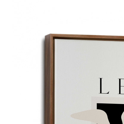 [Color:Walnut], Picture of art in a Walnut frame at an angle