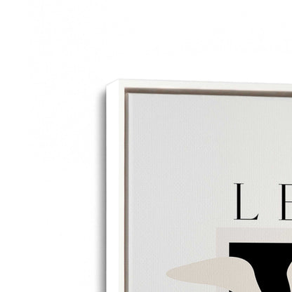 [Color:Opaque White], Picture of art in a White frame at an angle