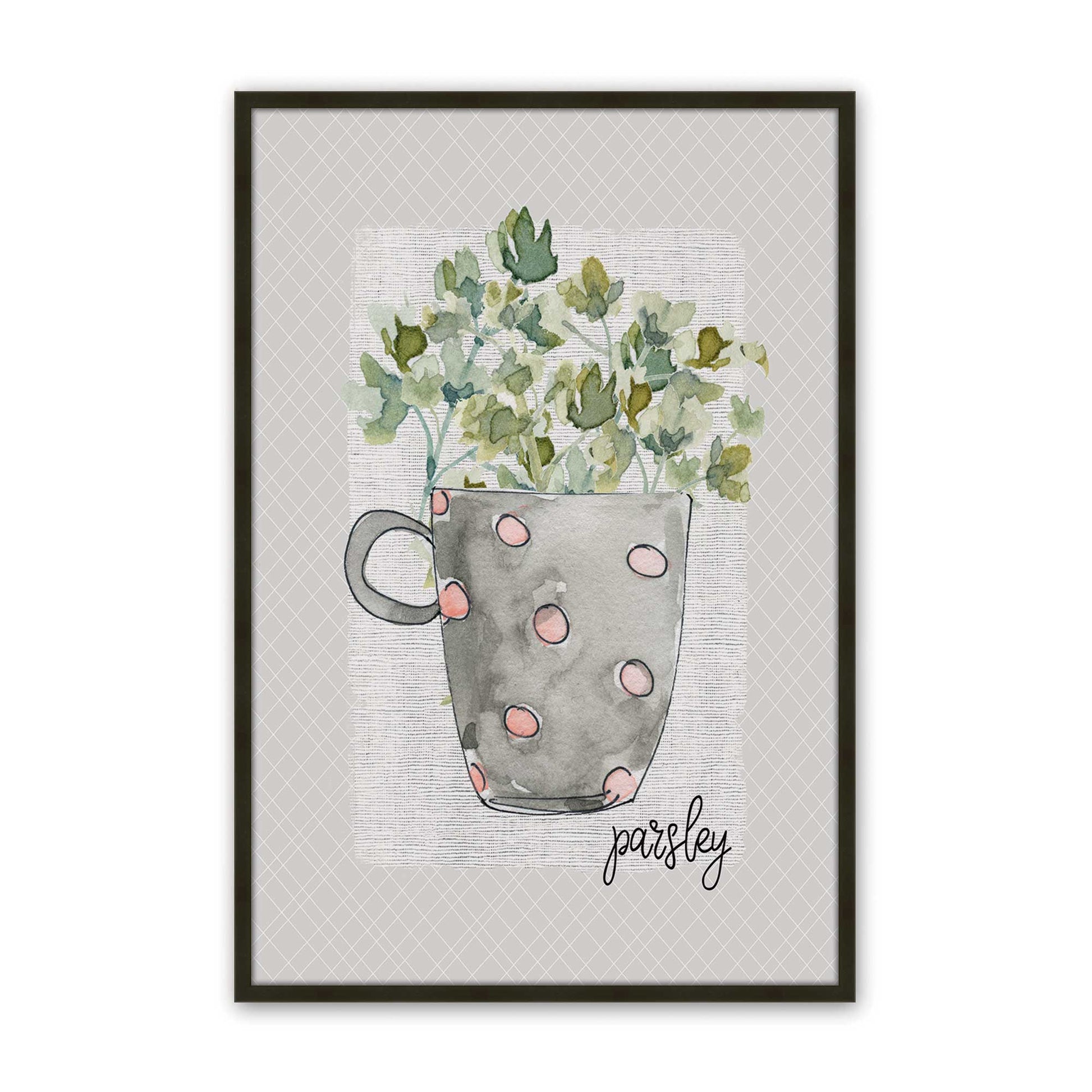 [Color:Satin Black], Picture of art in a Satin Black frame